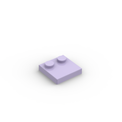 Plate Special 2 x 2 with Only 2 studs #33909 Lavender