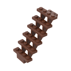 STAIRCASE 7X4X6 #30134 Reddish Brown 10 pieces