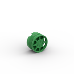 Wheel 11 x 6 with 8 Spokes #93593 Bright Green