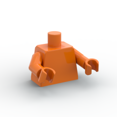 Minifig Body #76382 #76382 Orange