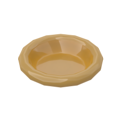 Equipment Dish / Plate / Bowl 3 x 3 #6256 Pearl Gold
