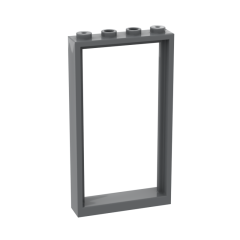 Door Frame 1 x 4 x 6 Type 1 #30179 Dark Bluish Gray