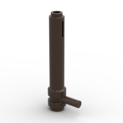 Cylinder 1 x 5 1/2 with Handle (Friction Cylinder) #87617 Dark Brown