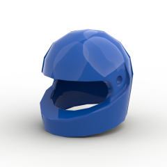 Minifig Standard Helmet #30124 Blue