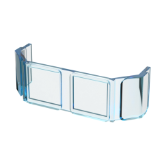 Glass for Train Front 2 x 6 x 2 #17457 Trans-Light Blue