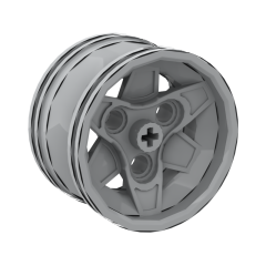 Wheel 43.2 x 26 Technic Racing Small with 3 Pinholes #41896 Light Bluish Gray