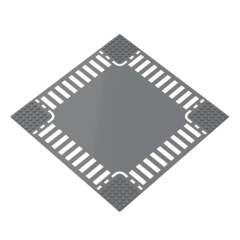 Baseplate 32 x 32 with 6-Stud Crossroads #44343