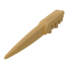 Large Figure Weapon Blade, Long Flexible #92218 Pearl Gold