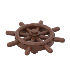 Boat / Ship Wheel #4790 Reddish Brown