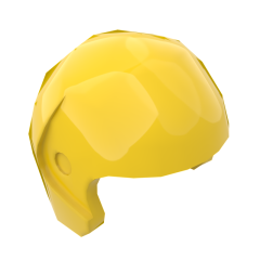 Minifig Helmet, Sports #93560 Yellow