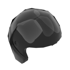 Minifig Helmet, Sports #93560 Black