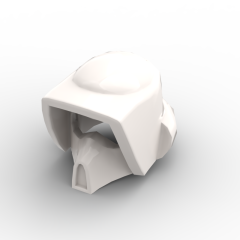 Minifig Helmet Scout Trooper #30369 White