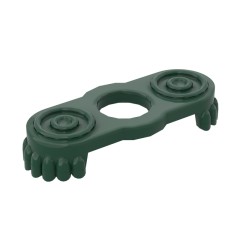 Minifig Neckwear Epaulette #2526 Dark Green