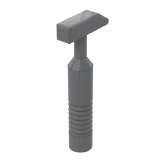 Tool Hammer Cross Pein 6-Rib Handle #55295 Dark Bluish Gray