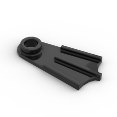 Minifig Footwear Flipper Thick #10190 Black