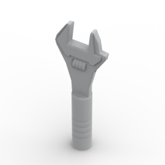 Tool Wrench / Spanner Adjustable #604614 Light Bluish Gray