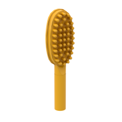 Equipment Hairbrush Undetermined Handle Length #3852 Bright Light Orange