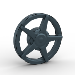 Wheel Cover 5 Spoke - for Wheel #18978a Titanium Metallic