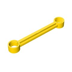 Technic Link 1 x 6 with Stoppers #32005 Yellow