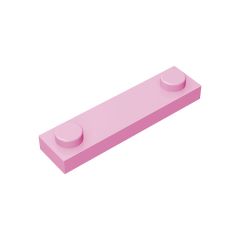 Plate Special 1 x 4 with 2 Studs #92593 Bright Pink