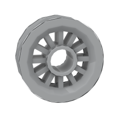 Wheel Spoked 2 x 2 With Pin Hole #30155 Light Bluish Gray