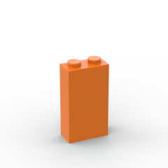 Brick 1 x 2 x 3 #22886 Orange