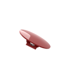 Minifigure, Shield Round Bowed #75902 Red