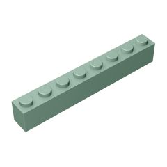 Brick 1 x 8 #3008 Sand Green