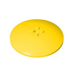 Dish 8 x 8 Inverted (Radar)-Solid Studs #3961 Yellow
