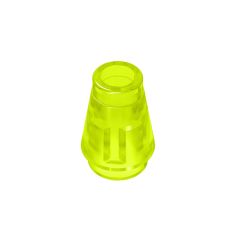 Nose Cone Small 1 x 1 #59900 Trans-Bright Green