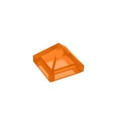 Slope 45 1 x 1 x 2/3 Quadruple Convex #22388 Trans-Orange