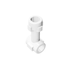 Bar 1L With Top Stud And 2 Side Studs (Connector Perpendicular) #92690 White