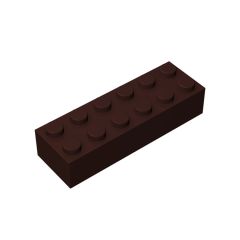 Brick 2 x 6 #44237 Dark Brown