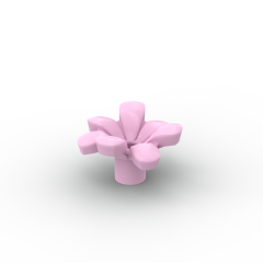 Plant, Flower, Minifig Accessory with 7 Thick Petals and Pin #32606