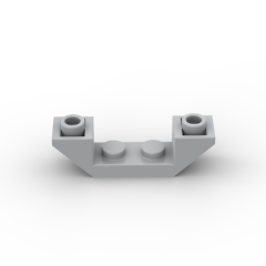Slope Inverted 45 4 x 1 Double with 1 x 2 Cutout #32802