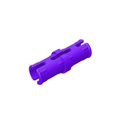 Technic Pin with Friction Ridges Lengthwise and Center Slots #2780 Dark Purple