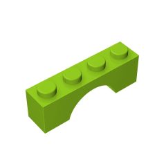 Arch 1 x 4 Brick #3659 Lime 1 KG