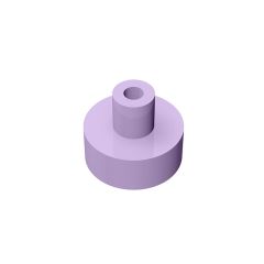 Tile Round 1 x 1 with Hollow Bar #20482  Lavender