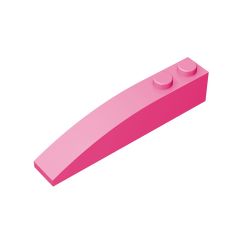 Brick Curved 6 x 1 #41762 Dark Pink 1 KG
