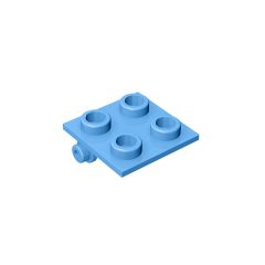 Hinge Brick 2 x 2 Top Plate Thin #6134  Medium Blue