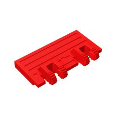 Hinge Train Gate 2 x 4 Locking Dual 2 Fingers without Rear Reinforcements #92092  Red