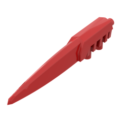 Large Figure Weapon Blade, Long Flexible #92218 Red