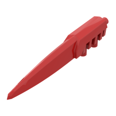 Large Figure Weapon Blade, Long Flexible #92218 Red