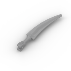 Weapon Sword Scythe Blade with Clip Pommel #59229