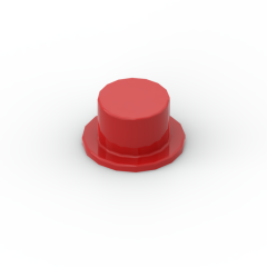 Minifig Top Hat #3878 Red