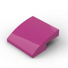 Slope Curved 2 x 2 x 2/3 #15068 Magenta