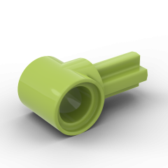 Technic Pin Connector Hub with 1 Axle #22961 Lime 1/4 KG