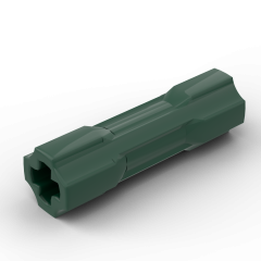 Technic Driving Ring Connector Smooth [4 rounded side walls] #26287 Dark Green