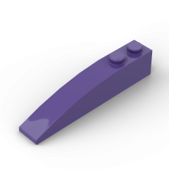 Brick Curved 6 x 1 #41762 Dark Purple