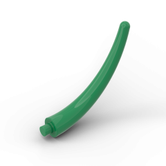 Animal Body Part / Plant, Tail / Claw / Horn / Branch / Tentacle, End Section #40379 Green